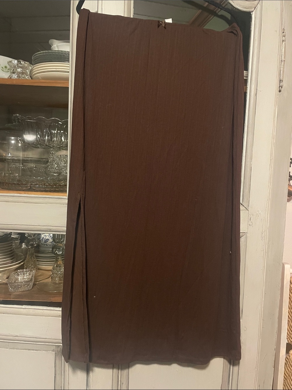 New never worn-Auden Solid Brown Curtain Panel - Rich Chocolate Drapery